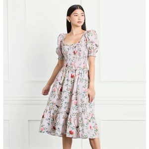 Hill House Diane Hill Louisa Nap Dress Pink floral size small